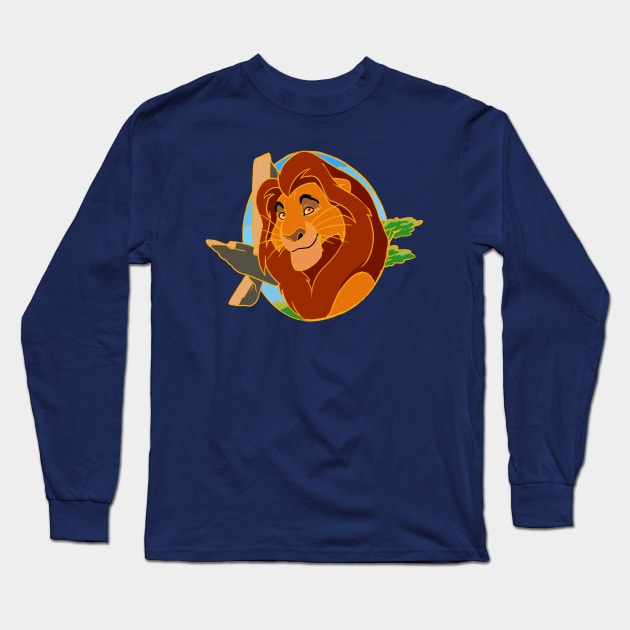 Mufasa Long Sleeve T-Shirt by SophieScruggs